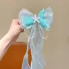 Horquilla de lazo para niña, accesorio para el cabello, cinta de princesa sirena Aisha, horquilla para el cabello, manos de niña pequeña