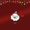 Broche de desenho animado de natal, alce fofo, distintivo de papai noel, 2024, nova tendência simples, bugigangas de coringa