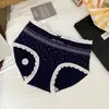 Calcinhas Infantis 5140 Fair Isle Color-Blocking Estampadas 100% Algodão, Cintura Média, Confortáveis, Ajustadas ao Corpo, Triângulo de Algodão Puro Antibacteriano na Virilha 10A