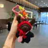 Estilo Coreano Nuevo Perro de Peluche de Pie Lindo Bolso Cruzado Suéter Llavero de Dibujos Animados Colgante de Muñeca Linda Venta al Por Mayor