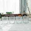 Vela de Aromaterapia DIY Feita à Mão Copo Vazio de Vidro Vidro Fosco Preto e Branco Transparente Copo de Cera DIY Recipiente para Vela Caseira