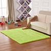 Simple Color Sólido Seda Cabello PVC Forro Polar Tie-Dye Cabello Largo Mesa de Centro Sala de Estar Dormitorio Balcón Hogar Alfombra Tapete Alfombra Pequeña