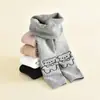 Medias para Niños Invierno Calcetines para Bebé Medias para Bebé Blanco Dibujos Animados Tejido Nueve Puntos Leggings para Niñas