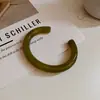 Pulsera Abierta de Acrílico Color Dopamina Estilo Nuevo Simple Pulsera con Sentido Avanzado Fronteriza Nicho Pulsera Versátil para Mujeres