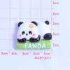 Panda de Dibujos Animados Huahua Pegamento de Crema DIY Pasador Casero Funda para Teléfono Móvil Accesorios de Resina Imán para Refrigerador Material para Joyería