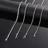 Joyería de comercio exterior para hombres y mujeres collar de cuerda retorcida collar redondo simple de plata venta al por mayor
