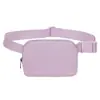 Bolsa de peito esportiva casual, leve e estilosa no estilo Lulu, bolsa de cintura à prova d'água para esportes ao ar livre e yoga