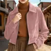 Chaqueta Casual Suelta Versátil con Cuello de Solapa, Chaqueta Vintage de Gamuza, Novedad Otoño/Invierno 2026 Europea y Americana Amazon