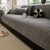 Cojín de Sofá de Pana Estilo Retro Modelo Nuevo 2026 Cojín de Asiento Universal para Todas las Estaciones Anti-Arañazos de Gato con Tela Antideslizante Fija