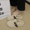Chinelos Birkenstock Preguiçosos Versáteis de Luxo Retrô Femininos 2026 Outono/Inverno Novidade Chinelos Fechados com Sensação Relaxada para Uso Externo