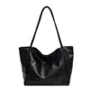 Bolso Tote Transfronterizo de Tacto Suelto Gran Capacidad para Mujer Moda Bolso de Hombro Simple Casual Versátil Bolso de Mano para Viajes de Negocio Venta al por Mayor