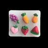 Produtos artesanais diy única fruta melancia morango abacaxi silicone bolo decoração decoração aromaterapia molde gesso