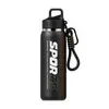 Nueva botella de agua para deportes al aire libre, taza aislada de acero inoxidable 316 de gran capacidad con popote, botella de agua de aspecto atractivo para mujeres