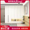 Muebles para el Hogar de Aluminio, Personalización Integral para Toda la Casa, Dormitorio Principal, Armario de Aleación de Aluminio, Armario Grande de una Puerta de Montaje en Pared de Piso a Techo