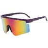 Nuevas Gafas de Sol para Hombre y Mujer de Montura Grande y Colorida para Exteriores 9322 Gafas de Sol Deportivas para Ciclismo Gafas de Sol Transfronterizas