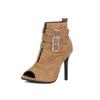 Una generación de sandalias de tacón alto para mujer de comercio exterior con hebilla de cinturón boca de pez sandalias de tacón JGB2023N010014