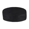Gorra de trabajo para restaurante de sushi Cocina japonesa Meseros y meseras de restaurante japonés Color sólido Chef Halal Negro y blanco Gorra de trabajo
