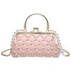 Nova Bolsa de Mão da Moda Bolsa de Jantar Bolsa de Princesa Corrente Transversal de Ombro Pérola Fofa Bolsa Cheongsam para Mulheres