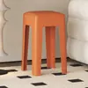 Bancos Gruesos de Plástico Apilables, Bancos Altos Comerciales de Empaque Suave, Mesas y Sillas Modernas Simples para Sala de Estar y Comedor, Taburetes Cuadrados para Adultos