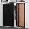 Puerta de aleación de aluminio para patio puerta de jardín exterior puerta de acero inoxidable para villa puerta de valla artística de aluminio para patio de casa de campo