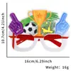 Gafas de Aficionado para el Mundial 2026 en Estados Unidos, Canadá y México, Accesorios para Animar, Decoraciones de Fiesta Temáticas de Fútbol, Accesorios para Fotos