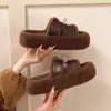 Estilo popular de celebridade da internet, chinelos de pelúcia Birkenstock para mulheres, luxo leve, super bonitos em 2026, chinelos de algodão fáceis de calçar