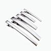 Venda por atacado 304 aço inoxidável duckbill clip engrossado quadrado lavável sem ferrugem ornamento de cabelo clipe inferior DIY grampo de cabelo acessórios novo