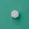 Prata 999 Prata de Lei Wenchang Yushou Passará no Título da Lista Dourada Toda Vez que o Exame For Feito, Pulseira de Contas Separadas Acessórios de Prata DIY