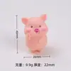 Boneca leitãozinha desenho animado criativo feito à mão DIY peças de acessório cola de creme resina pequenos materiais de acessório atacado