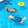 Amazon Primavera y Verano Nuevos Suministros para Mascotas de Natación para Pecho y Espalda Transfronterizos Tiras Reflectantes Flotabilidad de Seguridad Ropa para Perros Salvavidas