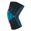 Rodillera Deportiva de Punto de Nailon Antideslizante Presurizada para Adultos Manga Protectora Exterior Baloncesto Fútbol Rodillera Transpirable Ajustable