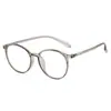Gafas Redondas Ligeras Sin Graduación para Mujer, Estilo Coreano Moderno, Se Pueden Adaptar Lentes Graduados, Marcos de Gafas Populares en Línea, Adecuadas para Miopía