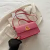 La popular de este año 2024 nueva moda simple bolsa cuadrada pequeña bolso de mano para grupos pequeños bolso de hombro cruzado de alta gama bolso de mujer