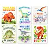 Seis Pinturas Combinadas de Dinosaurios de Colores Tk Amazon Temu Arte de Pared para Decoración de Hogar, Dormitorio, Sala de Estar, Habitación Infantil Póster