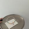 Pulsera de plata de ley s925 estilo coreano estilo coreano de alta gama sentido de la minoría sentido del color cara sonriente con cuentas 2023 nuevo para mujer