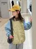 Chamarra con Capucha para Niñas Yojia Invierno 2025 Estilo Nuevo Cálida Ropa para Niños Grandes Top Forro Polar Ropa de Invierno para Niños