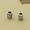 Accesorios de Plata de Ley S925 al por Mayor Plata Tailandesa Cuentas de Agujero Grande Material para Pulseras Hechas a Mano DIY