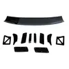 Ala Trasera de Fibra de Carbono Universal Nueva Gt de Gran Venta Transfronteriza Modificación Exterior Sin Perforación Spoiler Trasero Grande