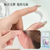 Xierui Gecomo Pegatinas de Oreja de Elfo Versión Mejorada Transparente Mate Soporte Fuerte Moldeado Impermeable Pegatinas Invisibles para Levantar Orejas