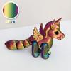 Adornos de Escritorio 3D Transfronterizos Impresos con Modelos de Ponis Multicolor con Articulaciones Móviles, Juguetes Transformables Hechos a Mano de Venta Caliente al por Mayor