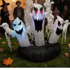 Decorações de Festa de Halloween para Jardim Externo, Piscina, Gramado e Quintal Figuras de Fantasmas Infláveis Personalizadas