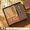 Conjunto de Caixa de Presente com Caderno Estilo Nacional para Estudantes do Gaokao Presente Exquisito Lembrança Prática para Candidatos Logotipo Impresso Personalizado