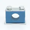 Abrazadera de plástico de alta resistencia para tubería con placa base soldada galvanizada para fijar tuberías de aceite, tuberías de hierro, tuberías de acero y cables; opciones de un solo agujero y doble agujero; abrazadera de tubería marina
