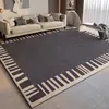 Alfombra de terciopelo de cristal para sala de estar, antideslizante, alfombra de área grande para uso doméstico, alfombra estampada lavable de lujo ligero, alfombra para el hogar