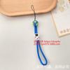 Nuevo Lanyard para Teléfono Móvil de Flor de Dibujos Animados Anti-Pérdida Creativo para Muñeca Cuerda de Nylon Llave Colgante Hebilla Cadena Corta para Mano