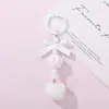 Llavero de Bolita con Lazo Lindo Accesorios DIY Llavero de Perlas Perler Encanto para Bolso Hecha a Mano Pequeños Regalos Mayoreo