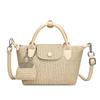 Bolso de Mano para Empanadas para Mujer, Estilo Coreano, Nuevo Diseño de Nicho Verano 2026, Bolso de Hombro Rayado, Bolso Cruzado de Alta Gama