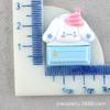 Sanrio saco de escola dos desenhos animados acessórios de resina carta marca creme cola caso de telefone material DIY buraco sapatos fivela decoração