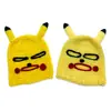 Venda Direta da Fábrica Gorro de Tricô Pikachu Máscara Divertida de Cabeça de Peixe Adereço de Cabeça Bobo do Pikachu Pegadinha