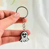 Chaveiro popular de Halloween, exclusivo para vendas transfronteiriças, adequado para capas de celular, bolsas e como acessório de chaveiro; feito de material de PVC macio